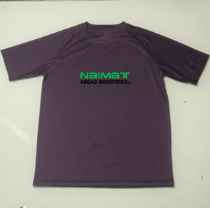 เสื้อยืดแขนสั้นทรงเข้ารูปสำหรับผู้ชาย คอกลม ผ้าเจอร์ซีย์ลำลอง 100% ผ้าฝ้ายถัก พิมพ์ลายโลโก้ด้านหลัง - Product Image 3
