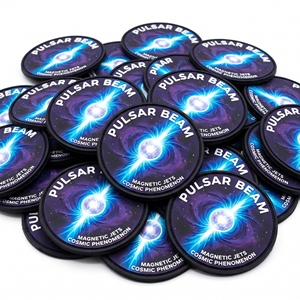 Badge en caoutchouc souple rond 3D en PVC, motif Géométrie Sacrée, pour casquette, sac à dos, veste, idéal pour l'extérieur - Fournisseur Exportateur - Product Image 5
