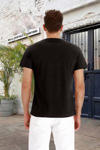 Camiseta Básica de Algodón para Hombre al por Mayor, con Dobladillo, Tejido de Punto Jersey Suave, Manga Corta, Corte Regular, Ropa Casual de Calidad Premium de Fábrica - Product Image 5