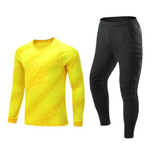 Tenue de Gardien de But Professionnelle de Football, Matière Haute Élasticité à Séchage Rapide, Style Moderne et Ajusté pour les Compétitions - Product Image 1