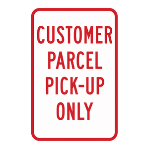 Panneau de signalisation routière pliable pour intérieur/extérieur - Seulement pour la récupération de colis - Product Image 3