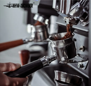 Anneau doseur à expresso de haute qualité, finition argentée, 58 mm, diamètre universel, outil anti-accumulation de café - Product Image 5