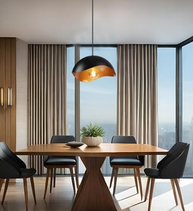Lampe suspendue unique, luminaire moderne en métal pour îlot de cuisine, salle à manger, chambre à coucher, café, restaurant, intérieur - Product Image 1