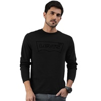 Camiseta de Punto para Hombre de Alta Calidad, Spandex/Algodón, Cuello Redondo, Manga Larga, Corte Ajustado, Color Sólido, Personalizable, Mejor Precio, Bangladesh