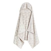 Serviette à capuche pour nouveau-né en mélange de coton biologique, tricotée, douce, absorbante, séchage rapide, respectueuse de la peau, écologique, haute densité GSM, OEM