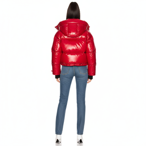 Chaqueta Acolchada de Invierno para Mujer, Estilo Moderno, con Cierre, Manga Larga, Bordada, Forro de Algodón Transpirable, Marca Privada - Product Image 3