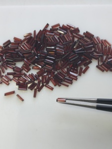 Natural Red <b>Garnet</b> 5x1.5MM Baguette Cut Best Quality Loose Gemstone For Jewelry Making - Product Image 1