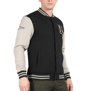 Chaqueta Letterman de Lana Suave, Estilo Moderno, Moda Urbana - Product Image 1