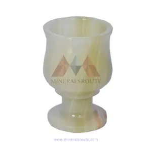 Großhandel hand gefertigtes Weinglas Made In Onyx Marmor Custom Logo Hochwertiges Onyx Weinglas Zum Verkauf