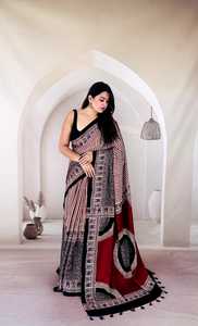 Traditional Indian Women's Cotton Embroidered <b>Kurta</b> With Peacock Design For Casual Wear All Seasons - Product Image 5