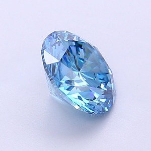 Diamante CVD cultivado en laboratorio, forma redonda, 1.09 quilates, azul intenso, claridad VS2, pulido excelente, gema suelta brillante. - Product Image 4