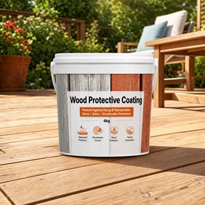 Weather Resistant Low VOC UV Anti Fade Wood Protective Coating Color Retaining Eco Friendly <b>Waterproof</b> Finish 1K For Outdoor - Product Image 1