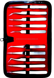 WORLD PRECISION SURGICAL Juego de 10 Pinzas de Precisión para Relojero, Kit de Instrumentos Manuales de Acero Inoxidable para Fisura Labial/Palatina - Product Image 6