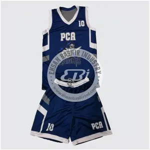 Индивидуальная баскетбольная Двусторонняя униформа из 100% полиэстера, быстросохнущая Баскетбольная Униформа, сделано в Пакистане, лучший поставщик