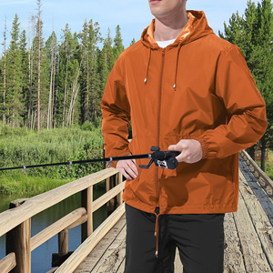 Vestes coupe-vent personnalisées pour hommes, vêtements de sport d'extérieur respirants, grande taille, séchage rapide, vêtements d'extérieur à bas prix, veste coupe-vent pour hommes - Product Image 6