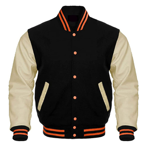 2025 New Arrival Custom Logo Varsity Jacket for <b>Men</b> High Quality Canvas Embroidery New Fashion Wholesale Casual Oem Designed - Product Image 3
