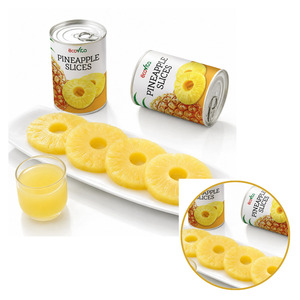 Best Selling Low Price Vietnam Factory Tasty Canned Pineapple Slices in Pineapple Juice Customized Packaging - Product Image 3