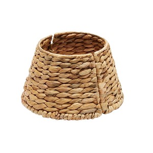Natural Water Hyacinth Christmas <b>Tree</b> <b>Stand</b> Cover Handwoven Cone <b>Tree</b> Collar for Holiday Decoration - Product Image 3