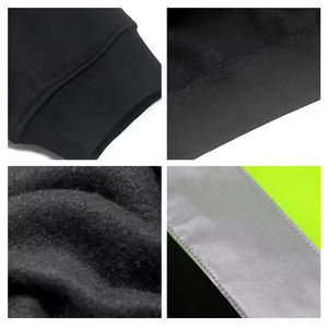Vente en gros de sweats à capuche à manches longues réfléchissants de sécurité à haute visibilité ANSI Classe 2 avec éclairage LED, imperméables, pour les travailleurs et les géomètres - Product Image 4