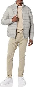 2026 Custom Plus Size Unisex Puffer Bubble Jackets Light Gray <b>Winter</b> Fashion <b>Coat</b> Heating Feature Waterproof Material Men Women - Product Image 4