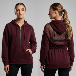 Sudaderas Personalizadas para Mujer, Algodón Grueso, Corte Holgado, Venta al Por Mayor, Marca Privada, Ropa Urbana - Product Image 1