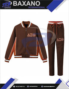 Survêtement personnalisé Delta Sigma Theta DST Sorority avec fermeture éclair, ensemble de jogging d'hiver avec lettres grecques - Product Image 6