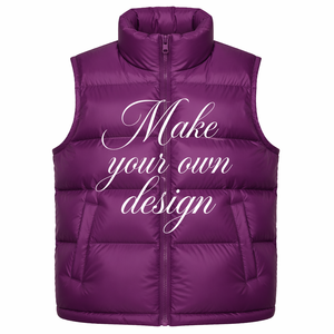 CUSTOM TRAVEL FRIENDLY BREATHABLE WINTER PUFFER VEST SLEEVELESS WHOLESALE <b>PACKABLE</b> INSULATED BODY WARMER OEM ODM OUTDOOR APPAREL - Product Image 2