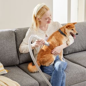 Tagliacapelli professionale Cordless per cani 2.5L con 3 modalità di aspirazione 5 toelettatori a basso rumore per peli di animali domestici - Product Image 3