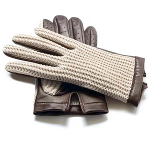 Guantes de Motocicleta de Piel de Oveja Marrón para Invierno de la Marca Wilson Industry, Guantes de Conducción para Automóvil con Pantalla Táctil, Sencillos para Exteriores - Product Image 2
