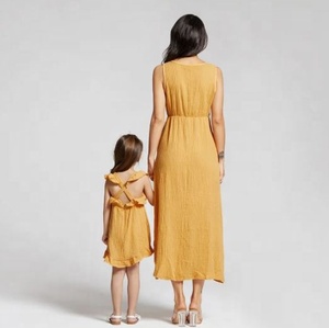 Conjunto de vestido largo y suelto sin mangas para mujer, ropa de complejo turístico sexy, azul a juego, Maxi, ligero, hecho a mano con tela de algodón suave - Product Image 3