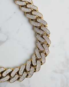 สร้อยคอเงินแท้ 925 แบบ Cuban Link หนา 16 มม. ประดับเพชร Moissanite คุณภาพ VVS ทรง Brilliant Cut ความยาว 24 นิ้ว สไตล์ฮิปฮอปสุดหรูสำหรับผู้ชาย พร้อมใบรับรอง - Product Image 3