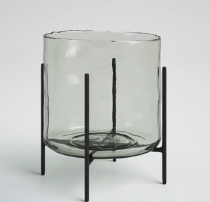 Art Empire Exports - Portavelas de Metal y Vidrio Hechos a Mano, Resistentes al Calor, Decoración para el Hogar para Navidad, Pascua, San Valentín - Product Image 1