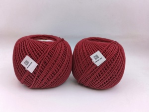 Fil à tricoter en coton teint bouclé épais pour le crochet et la couture à la main, fabriqué en Inde - Product Image 3