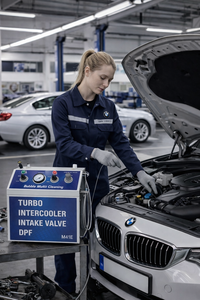 Máquina de Limpieza de Motores Automotrices KOENG M-41E con Construcción de Aleación de Aluminio de 7.5 kg para Válvulas de Admisión, Intercooler y Turbo DPF - Product Image 3