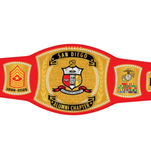 Cinturón de Campeonato de Alta Calidad de la Capítulo de Alumni de San Diego de Phi Beta Sigma Alpha Psi - Product Image 5