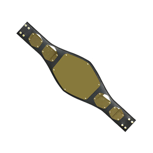 Ceinture de championnat de lutte mondiale en cuir PU respirant personnalisée pour les compétitions d'arts martiaux, service OEM unisexe - Product Image 6