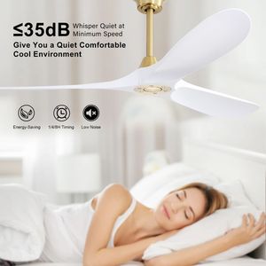 Ventilatore da Soffitto Moderno da 60 Pollici con Motore DC Reversibile in ABS e Telecomando Intelligente a 6 Velocità per Camera da Letto e Soggiorno - Product Image 4