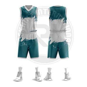 Conjunto de Uniforme de Baloncesto Hecho de Material de Poliéster, Duradero, Suave y Cómodo, Ideal para Clubes, Escuelas y Días de Partido - Product Image 4