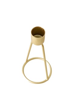 Support de bougie pilier sur mesure en fer plaqué laiton, fait main, pour centre de table de mariage, décoration de table pour fêtes à domicile - Product Image 3