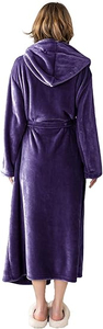 Cotton Waffle Style Plus Size Embroidered Bathrobe for Adult Couples Absorbent Hotel Home Wear Spring Thermal Wholesale - Product Image 4