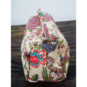 Juego de Bolsas de Viaje con Cierre y Borlas de Algodón Resistente, Diseño Ecológico y Reutilizable en 3 Tamaños para Maquillaje y Almacenamiento de Viaje - Product Image 6