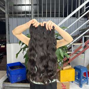 La mejor venta al por mayor competitiva Body Wave Bundles Raw Virgin Extensiones de cabello vietnamita Trama de cabello Remy Onda natural Jerry Curl Styles - Product Image 5