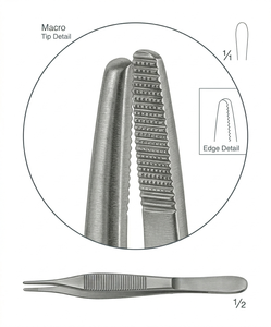 แหนบคุณภาพสูงขนาด 85 มม. ทำจากสแตนเลสสตีล สำหรับงานผ่าตัดจักษุ แหนบความแม่นยำสูง สำหรับถอนขนตา - Product Image 3