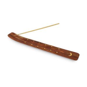 Porte-encens en bois gravé de haute qualité pour la maison, usage festif et aromathérapie, fait main, personnalisé, plateau porte-encens - Product Image 4