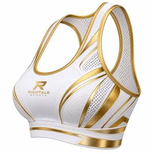 Soutien-gorge de sport pour femme à sublimation, haute performance, sans couture, séchage rapide, respirant, avec logo frontal, haute qualité, vente en gros, meilleur prix, le plus vendu - Product Image 3