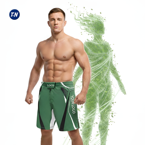 กางเกงบอร์ดชายไซส์ใหญ่คุณภาพสูง MMA เอวกลาง สไตล์ลำลอง ระบายอากาศได้ดี กันน้ำ ผลิตจากผ้าสแปนเด็กซ์/โพลีเอสเตอร์ เป็นมิตรต่อสิ่งแวดล้อม - Product Image 2