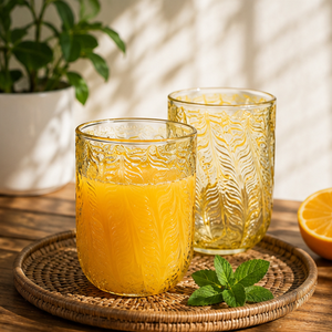 Verres à boire transparents en borosilicate faits à la main de 330 ml, sans plomb, pour whisky, eau, jus, réutilisables, en gros - Product Image 5