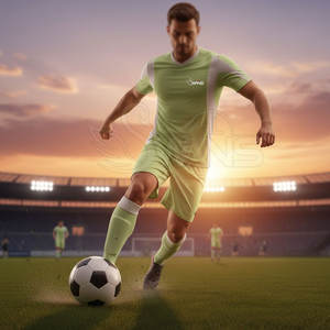 Maillot de football respirant à manches courtes, grande taille, avec logo personnalisé, de haute qualité, à prix bas - Product Image 5