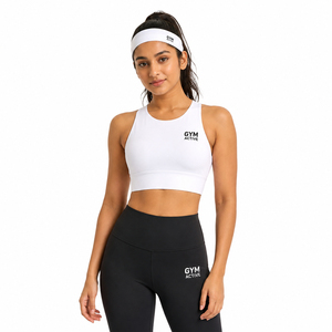 Soutien-gorge de sport pour femme sans couture, respirant, écologique, de qualité supérieure, avec logo frontal, service OEM, prix de gros abordable - Product Image 6
