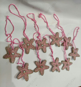 Colgante de Estrella de Mar Hecho a Mano con Cuentas para Bolsos, Adorno Colgante de Lujo para Bolsos de Playa y Costas, Fabricación OEM ODM de Marca Privada al por Mayor - Product Image 2